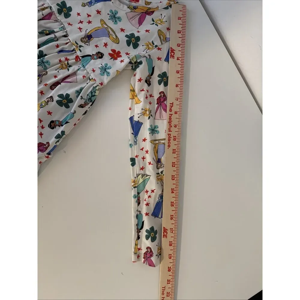 Hanna Andersson Disney Princess Dress 120 Cm Us 6 7 Long Sleeve Pockets